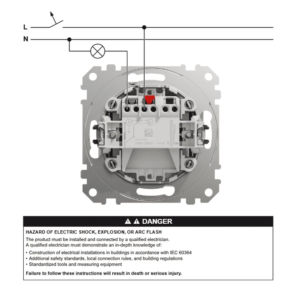 Вимикач Schneider Sedna Design бежевий 1кл ( SDD112101 )